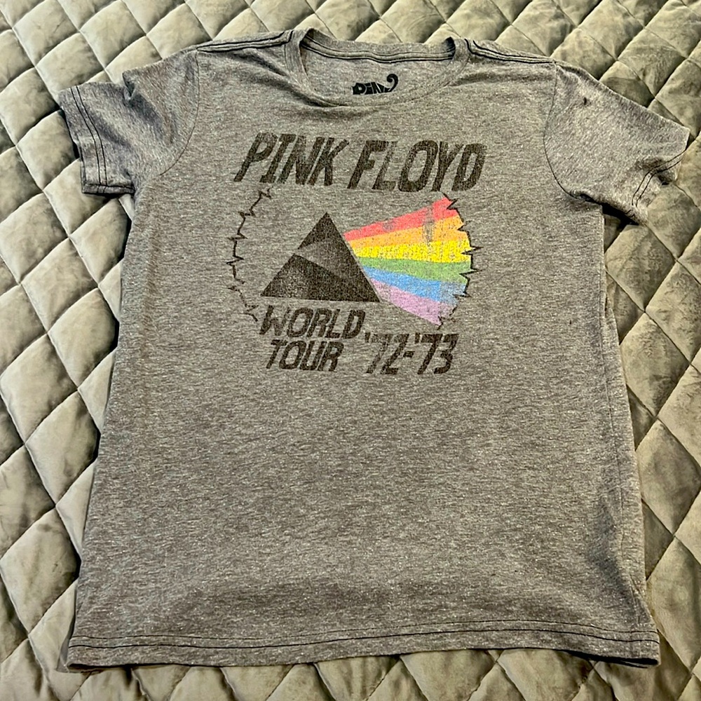 Boys SZ L PINK FLOYD RETRO BRAND T-SHIRT